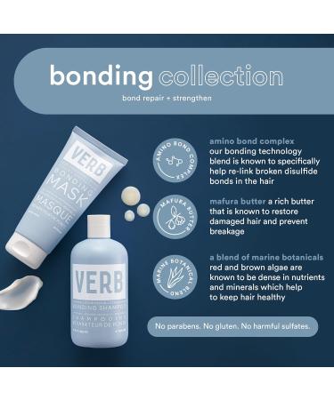 VERB Bonding Shampoo - Strengthening & Nourishing Formula for All Hair Types | International Shipping Available - Buy Online on GoSupps.com