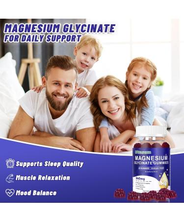 Magnesium Glycinate Gummies with L-Threonate Vitamin B6 Ashwagandha 540mg per Serving Sugar Free Vegan Relaxation & Nighttime Support Strawberry Flavor 60 Gummies Strawberry 60 Count (Pack of 1) - Buy Online on GoSupps.com