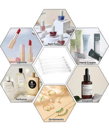 XiYee 6 Tier Nail Polish Storage Organiser Display Nail Polish Stand Nail Polish Shelf Acrylic Nail Polish Holder Perfume Storage Skin Care Organiser - Buy Online on GoSupps.com