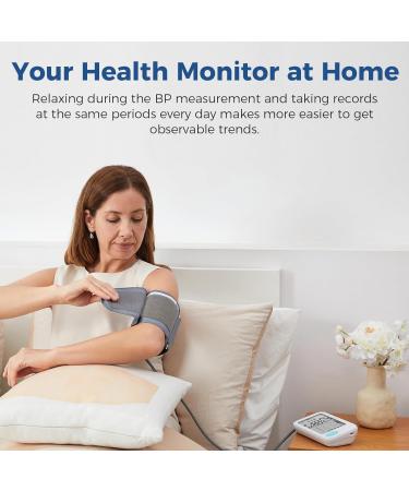 Buy Checkme Blood Pressure Monitor - Automatic Digital BP Machine with Bluetooth XL Cuff & Dual Display for Home Use - Buy Online on GoSupps.com