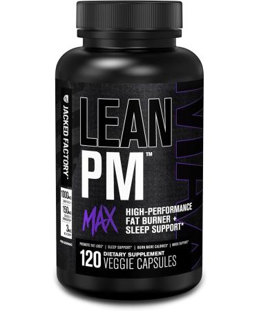 Jacked Factory Lean PM Max - High-Performance Weight Loss (120 Capsules) & Burn-XT Weight Loss Gummies - Thermogenic Fat Burner & Appetite Suppressant Gummies (Tangerine Sour 60 Gummies) - Buy Online on GoSupps.com