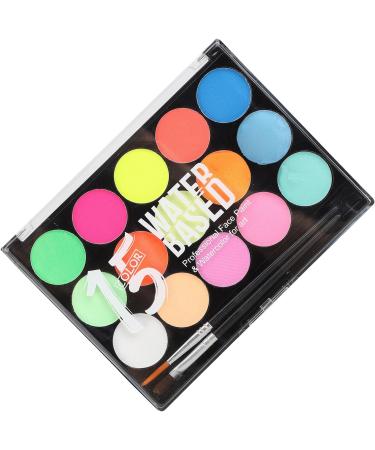  YIZISECCE For children face painting kit 15 colors 30g water-based washable for cosplay/Halloween parties (Type B.) - Buy Online on GoSupps.com