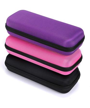 Hipiwe EVA Essential Oils Carrying Case Organizer for 20 Bottles - Portable Hard Shell Travel Bag Holder - Black - Buy Online on GoSupps.com