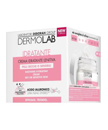 Soothing Moisturizing Cream for Dry/Sensitive Skin | Hyaluronic Acid 50ml - Made in Italy | International Shipping - Buy Online on GoSupps.com