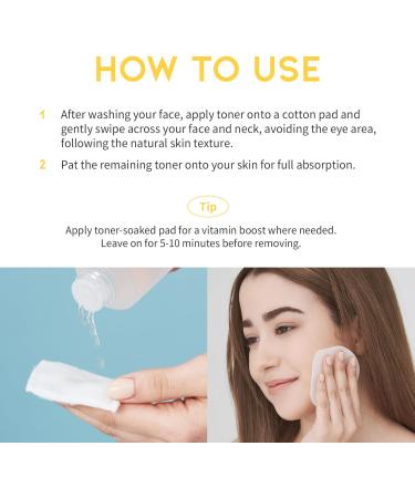 #OOTD Vitamin C Toner for Face Formula with Niacinamide Heartleaf and Squalane 8.45 FI Oz - Buy Online on GoSupps.com