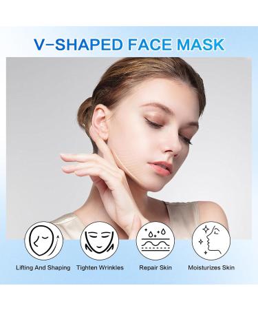 10PC Bloskin Double Chin Mask | Reusable V Line Lifting Face Mask for All Skin Types - Firm and Lift Your Face - Buy Online on GoSupps.com