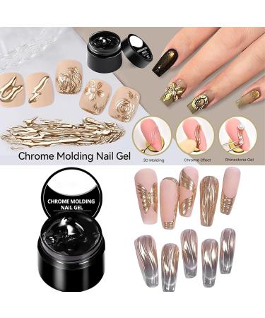 Solid Nail Gel LED/UV Nail Carving Gel Non-Sticky Builder Glue Manicure Accessories for Home School Business Trip - 7ml - Buy Online on GoSupps.com