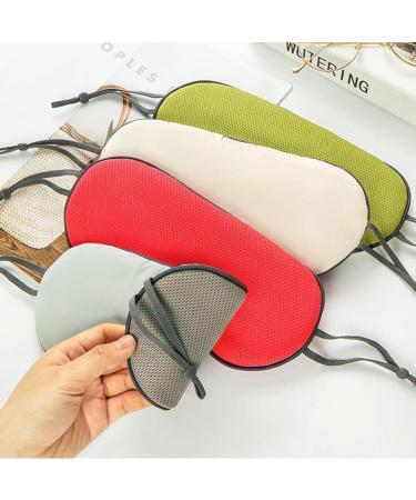 Super Soft Pink Sleep Mask with Adjustable Strap - Lightweight Blindfold for Men and Women - Buy Online on GoSupps.com