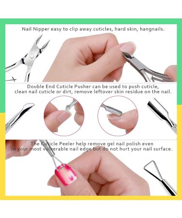 Fandamei Manicure & Pedicure Set - Complete Nail Care Kit with Files Buffers Shaver Tongs Brush & Nourishing Oil - Perfect for International Shipping - Buy Online on GoSupps.com
