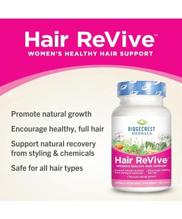 Women's Hair ReVive Capsules - 120 Count - Healthy Hair Support - Non-GMO, Gluten Free - 30 Servings - Buy Online on GoSupps.com