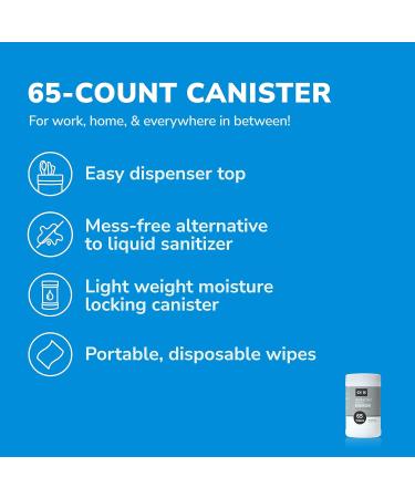 Old South Trading Alcohol Hand Wipes - 2 Canisters, 130 Sanitizing Wipes for Hands - Buy Online on GoSupps.com