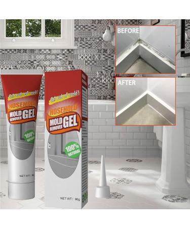 KOAHDE Gel Wall Cleaner Mould Cleaner Mould for Bathroom Toilet Mould Remover Extreme for Bathroom Household Removal Gel for Kitchen Bathroom Mould Household Magic Gel Household Mildew Removal 90G - Buy Online on GoSupps.com