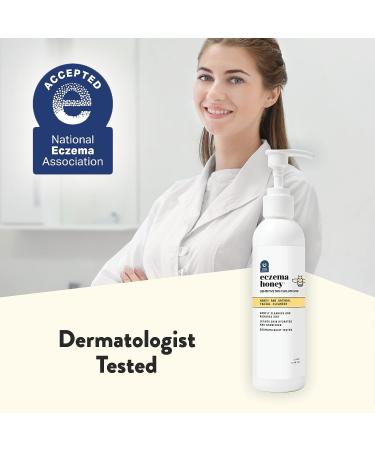 Eczema Honey Oatmeal Facial Cleanser - Gentle Daily Face Wash for Dry, Itchy, Sensitive Skin (6 Oz) - Buy Online on GoSupps.com