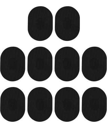 Milageto 10x Sweatproof Sports Stickers - Non-Slip Patches for Fitness Cycling & Climbing - Black Overpatch Tapes - Buy Online on GoSupps.com