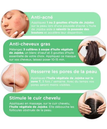 FOUCAUD | Jojoba vegetable oil | Simmondsia chinensis | Organic | 100% natural | Hair | Skin | Regulates sebum | Shine and suppleness of hair | 50ml | French brand since 1946 - Buy Online on GoSupps.com