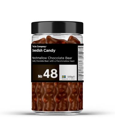 TheJar.Company - Swedish Candy - 48 - Marshmallow Chocolate Bear - Buy Online on GoSupps.com