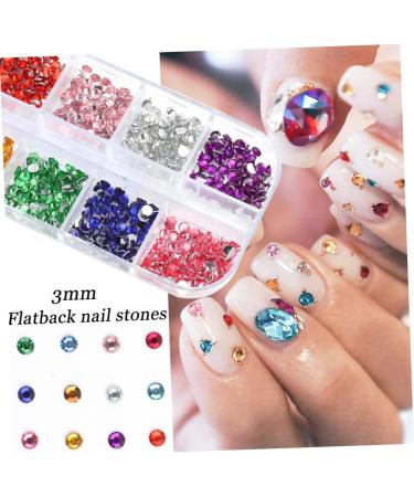  Ipetboom Ipetboom 2 Dozen Nail Art Decorations Handmade 3D Nail Studs Colorful Manicure Jewelry - Buy Online on GoSupps.com