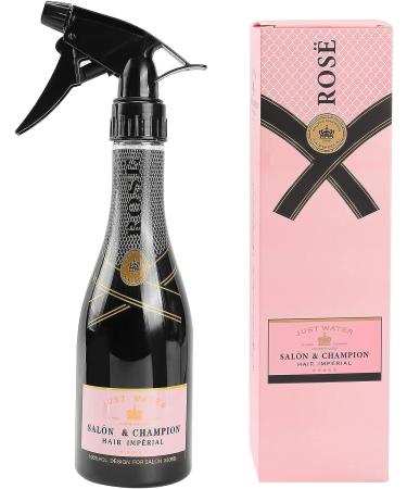 YOUNGFLY Mist Spray Bottle 280ml Refillable Black Plastic Hair Sprayer - Fine Mist for Barber Salon & Hairstylist - Champagne Design - Buy Online on GoSupps.com