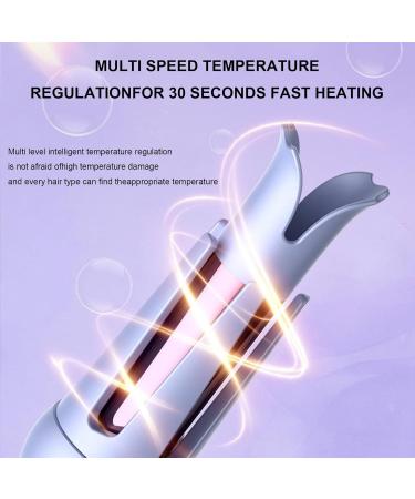 Yuehuam Auto Curling Iron Automatic Hair Curler Rollers 1 1/4 inch/ 32mm Large Waves 7 Temperatures control LED Display Curling Iron Auto Shut- Off Fast Heating Curling Wand for Hair Styling Pink - Buy Online on GoSupps.com