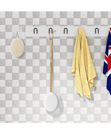 URAQT Lotion Applicator for Back - 7 Piece Set with Body Brush & Scrubber - Long Wooden Handle with 4 Pads - Bath Brush and Hook Included - Buy Online on GoSupps.com