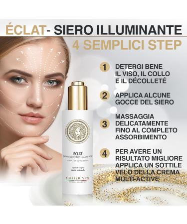  Calier SPA Radiance Face Serum - Illuminating Anti-Ageing with High Concentration of Precious Active Ingredients 100% Natural - Buy Online on GoSupps.com