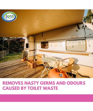 Pink Toilet Chemical Rinse 2 x 5 Litre for Motorhomes & Caravans | Eco-Friendly Odour Eliminator | Up to 50 Treatments Each - Buy Online on GoSupps.com