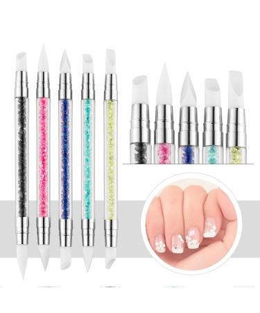 5pcs Nail Art Brushes Set - DIY Nail Carving Pens for Fashion Design & Manicure Tools | International Shipping - Buy Online on GoSupps.com