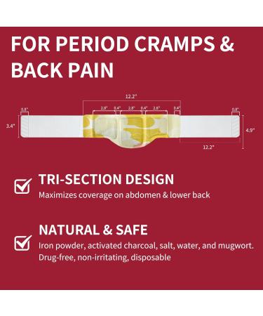Heating Pads for Period Cramps Menstrual Heating Belts Portable Period & Back Heat Therapy Belts Air Activated Heating 8 Hours Soothing Heat Relief - 10 Pack Discreet Cord-Free HeatWraps - Buy Online on GoSupps.com