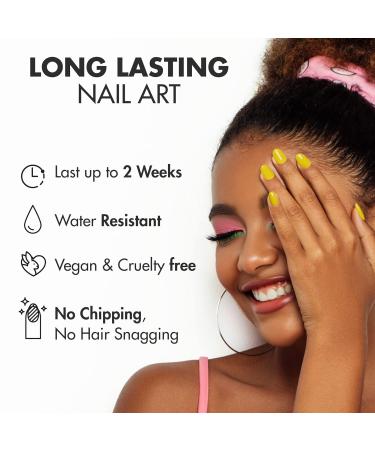 Buy MOYOU LONDON Semi-Cured UV Gel Strips - 20 Pieces for Salon-Quality Manicures | Gel Nail Foils UV Curing - Don't Be Sour - Buy Online on GoSupps.com