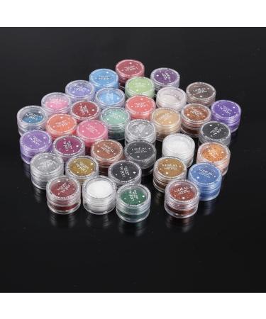 TOVINANNA 60 Pcs Loose Eyeshadow Glitter Eyeshadow Pigments Sequins Powder Eye Shadow - Buy Online on GoSupps.com