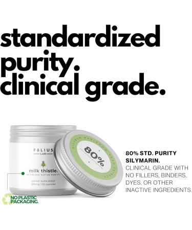 Clean Label Milk Thistle Extract with 80% Silymarin Supports Liver Health and Immune System Liver Detox Supplement 120 Veg Capsules 120 Capsules - Buy Online on GoSupps.com