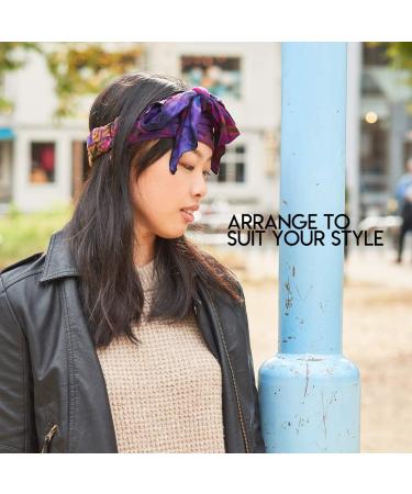 Buy Charm Tie Dye Headband | Bohemian Hippie Elastic Bandana for Men & Women | Retro 60's Psychedelic Flower Pattern - Buy Online on GoSupps.com