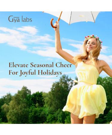 Gya Labs Happy Holiday Essential Oil Blend - Comforting & Uplifting, Festive Season Aromatherapy Oil (0.34 Fl Oz) - Buy Online on GoSupps.com