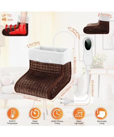 Dewel Electric Foot Warmer | Washable Lining | Fast 30-60 Heating | 10 Adjustable Temperature Levels & Timer | Ideal for Cozy Comfort - Buy Online on GoSupps.com