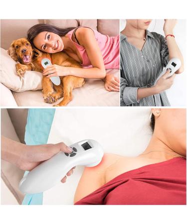 Handheld Illuminator Portable Home Pain Relief Device with Pulse Multi-Speed Adjustment for Knee Shoulder Back Joint and Muscle Pain Relief for Humans and Animals - Buy Online on GoSupps.com