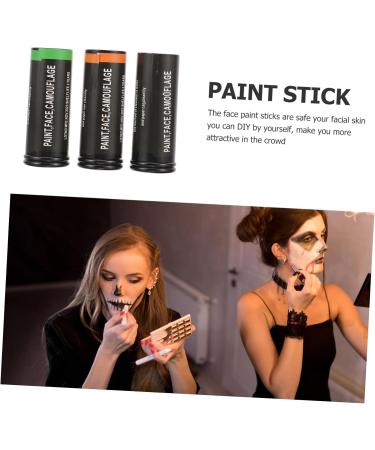 FOYTOKI 3pcs Face Paint Kit Face Decoration Face Paint Markers Face Paint Decor for Party Paste - Buy Online on GoSupps.com