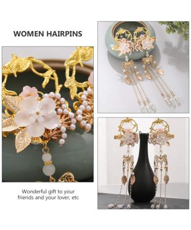 Lurrose Chinese Hair Clip | Japanese Hair Pins Hanfu Accessory for Oiran Geisha Antiquity - Buy Online on GoSupps.com