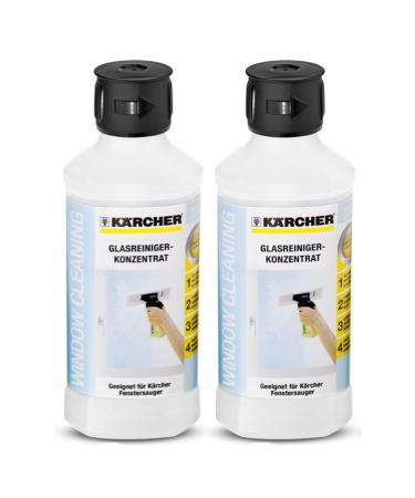 K rcher Glass Cleaner Concentrate - 1 Litre - 2 x 500 ml