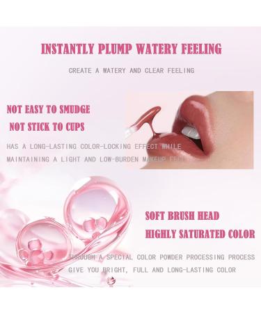 Sitovely Jelly Lip Gloss moisturizing lip gloss soft liquid lipstick moisturizing lipstick waterproof nonstick lip gloss transparent tinted lip balm - Buy Online on GoSupps.com