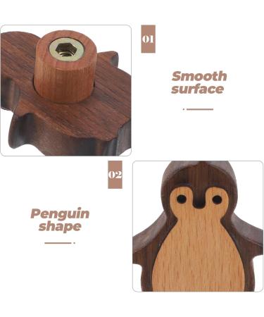 Angoily Wooden Penguin Drawer Buttons | Cute Cabinet Handles & Hardware for Dressers & Cupboards | International Shipping Available - Buy Online on GoSupps.com