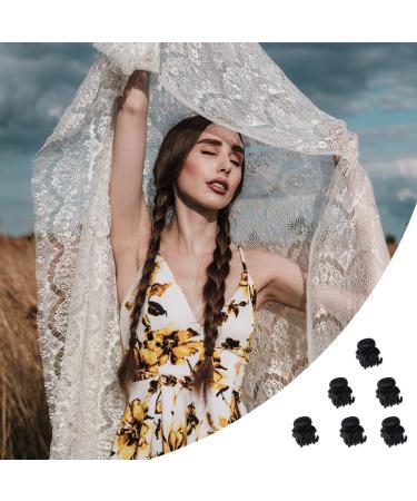 24 Mini Non-Slip Hair Clips for Girls & Women | Small Acrylic Jaw Clips Perfect for All Hair Types - Buy Online on GoSupps.com