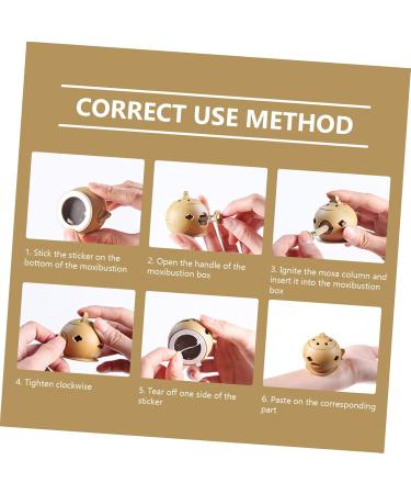 2 Pieces Cardboard Moxa Sticks for Moxibustion - Moxa Container & Heating Tool | Moxa Massage Device for Home Use - Buy Online on GoSupps.com