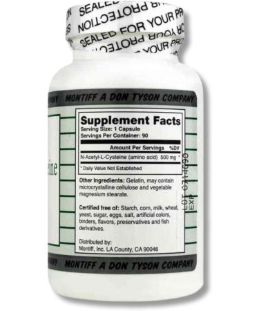 MindEyes N-Acetyl-L-Cysteine 500mg - Powerful Antioxidant Supplement (90 Capsules) | International Shipping Available - Buy Online on GoSupps.com