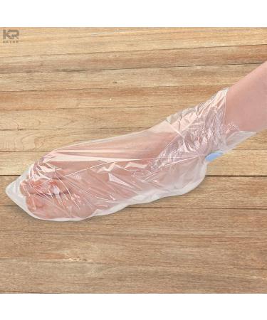 200 Pcs Disposable Moisturizing Foot Covers - Women's Pedicure Foot Spa Socks for Paraffin Wax Treatment - Feet Care Plastic Socks 11.8x6.7x1.1 Inch - Buy Online on GoSupps.com
