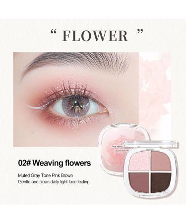 LXZJJM Matte Eyeshadow Palette Soft and Blendable Eyeshadow Makeup Palette for Natural Long-lasting Eye Makeup Looks Perfect for Beginners Neutral Shades 5.8g/0.21 oz (02#Weaving Flowers) - Buy Online on GoSupps.com