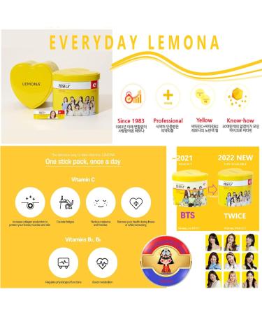 Kyung Nam Pharm Twice LEMONA Vitamin C 500mg - 140g (2gx70 Sticks) - Buy Online on GoSupps.com