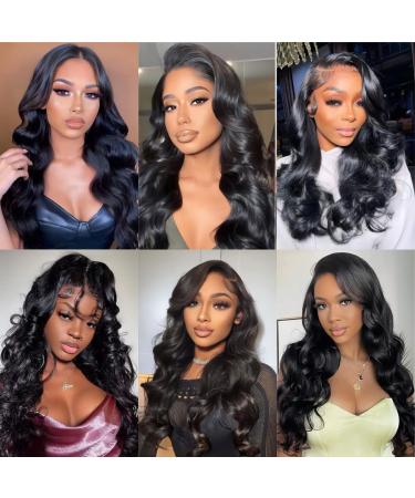 Kalimiku 12A Grade Brazilian Body Wave Hair Bundles 14 16 18 Inch - 100% Unprocessed Virgin Hair Extensions for Women - Natural Black Color - 3 Bundles Deal - Buy Online on GoSupps.com