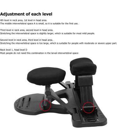 4 Level Gentle Stretching Nonslip Cervical Traction Device Neck Traction Device for Shoulder Back Massagers Back Massagers - Buy Online on GoSupps.com