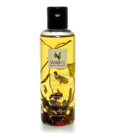 VoilaVe Organic Infused Oil For Hair Growth & Control Hair Loss | Natural Treatment Oil For Weak  Dry & Damaged Hair | Moisturizing Massage Oil for Stronger and Thicker Hair | As Seen On TV- 100 ml
