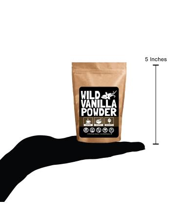 Organic Madagascar Vanilla Bean Powder - 1oz | Pure All Natural Flavor for Baking, Cooking, Coffee & Smoothies - Gluten Free, Non-GMO Superfood - Buy Online on GoSupps.com